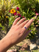 Load image into Gallery viewer, Sterling Silver Amethyst Ring