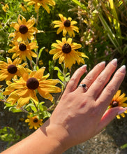 Load image into Gallery viewer, Sterling Silver Onyx Ring