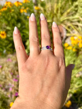 Load image into Gallery viewer, Sterling Silver Amethyst Ring
