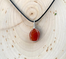 Load image into Gallery viewer, Small Carnelian Pendant