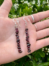 Load image into Gallery viewer, Garnet Earrings
