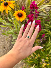 Load image into Gallery viewer, Sterling Silver Malachite Ring
