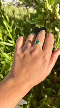 Load image into Gallery viewer, Sterling Silver Malachite Ring
