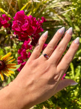 Load image into Gallery viewer, Sterling Silver Garnet Ring

