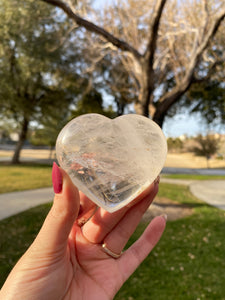 Clear Quartz Heart