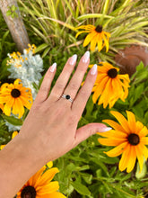 Load image into Gallery viewer, Sterling Silver Onyx Ring
