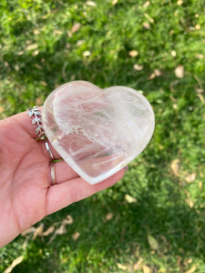 Clear Quartz Heart