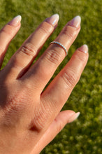 Load image into Gallery viewer, Beaded Sterling Silver Stacker Ring
