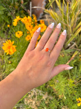 Load image into Gallery viewer, Sterling Silver Carnelian Ring
