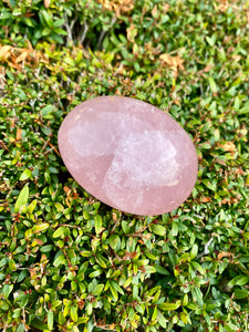 Rose Quartz Palm Stone