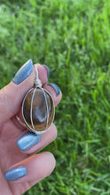 Load and play video in Gallery viewer, Tiger’s Eye Pendant II
