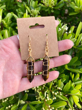 Load image into Gallery viewer, Tiger’s Eye Earrings
