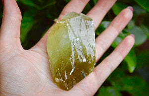 Green Calcite Chunk