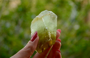 Green Calcite Chunk