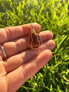 Red Goldstone Pendant