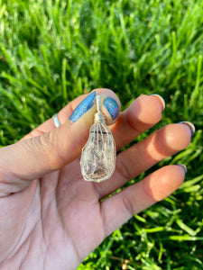 Tourmalated Quartz Pendant