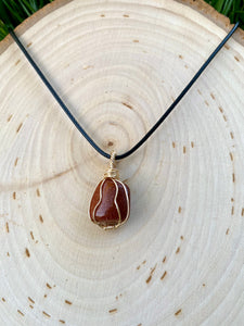 Red Goldstone Pendant