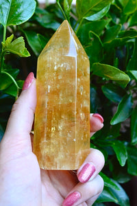 Orange Calcite Tower