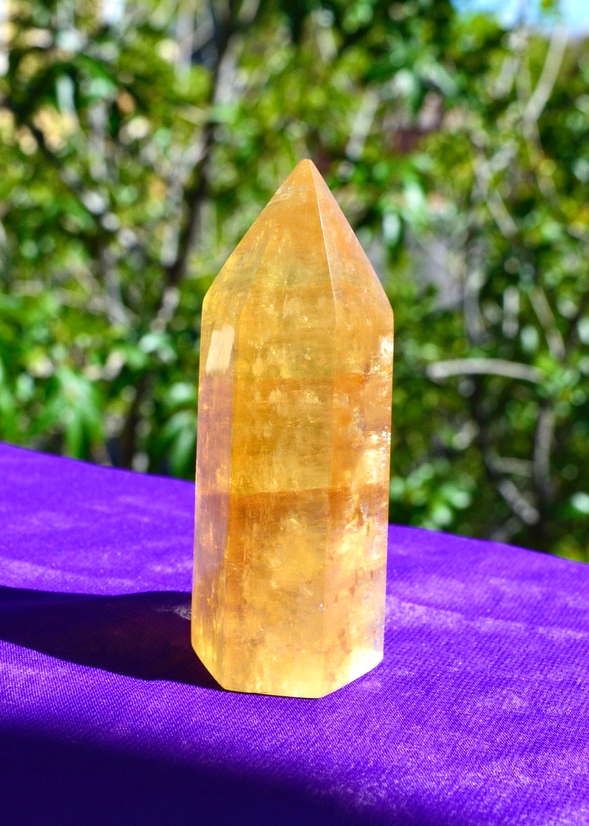 Orange Calcite Tower