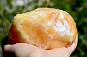 Large Orange Calcite Chunk