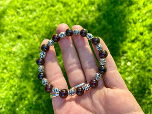 Garnet Stretch Bracelet