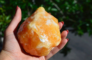 Large Orange Calcite Chunk